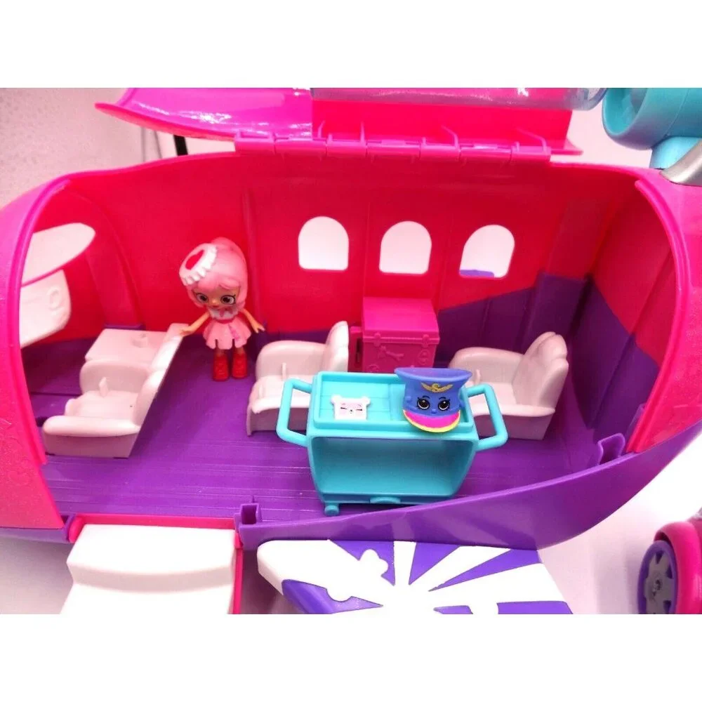 Shopkins air‎ Shoppies Dolls Air Skyanna's Jet Plane Airplane Camper and car